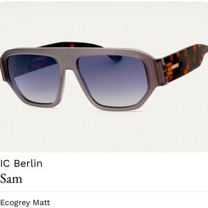 IC Berlin Ecogrey Matt Sunglasses